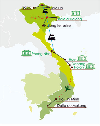 Treks & Rando du nord au sud vietnam 20 jours